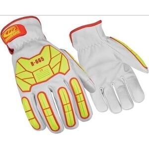 Ringers Glove 665 Cut 5 Leather Impact Protection ANSI Level-3 Large NEW